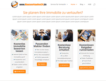 Tablet Screenshot of hausverkaufen24.de